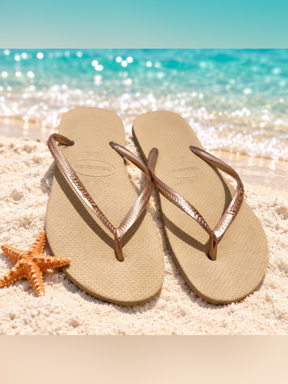 Havaianas Slim Flip Flops Sandals/ Size 41-42